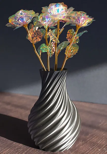 Bình Hoa Xoắn Ốc - Thiết Kế Hiện Đại - Image 1