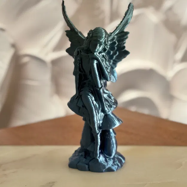 Mô hình Nàng tiên ngồi trên nấm (Fairy Sitting on Mushrooms) - Image 1