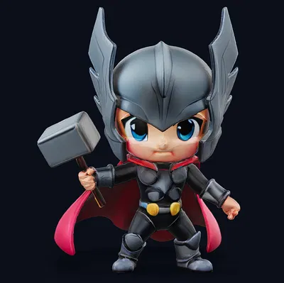 Mô hình 3D Chibi Thor