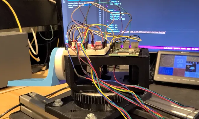 Cơ cấu Pan Tilt cho động cơ Nema 17 (Bản lưu trữ) - Image 2