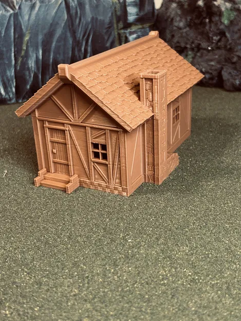 Nhà Trung Cổ RPG Dạng Module - Địa hình D&D Tối ưu cho in FDM - Image 5