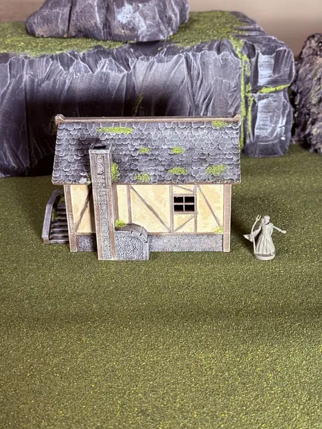 Nhà Trung Cổ RPG Dạng Module - Địa hình D&D Tối ưu cho in FDM - Image 11