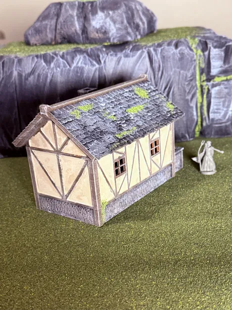 Nhà Trung Cổ RPG Dạng Module - Địa hình D&D Tối ưu cho in FDM - Image 12