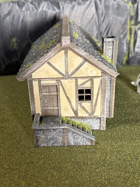 Nhà Trung Cổ RPG Dạng Module - Địa hình D&D Tối ưu cho in FDM - Image 13