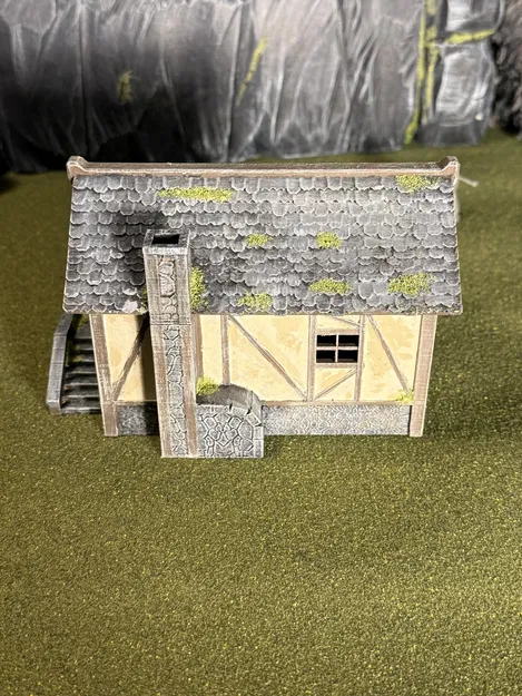 Nhà Trung Cổ RPG Dạng Module - Địa hình D&D Tối ưu cho in FDM - Image 14