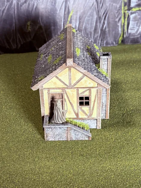 Nhà Trung Cổ RPG Dạng Module - Địa hình D&D Tối ưu cho in FDM - Image 15