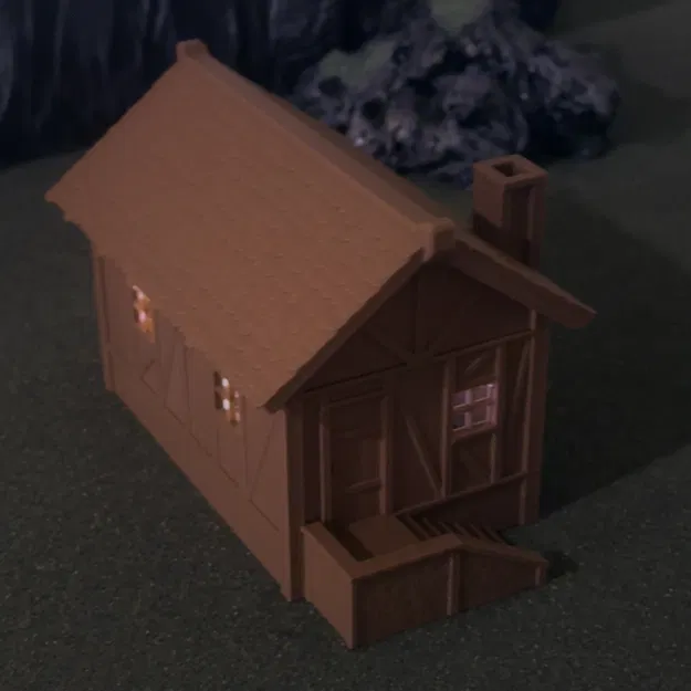 Nhà Trung Cổ RPG Dạng Module - Địa hình D&D Tối ưu cho in FDM - Image 17