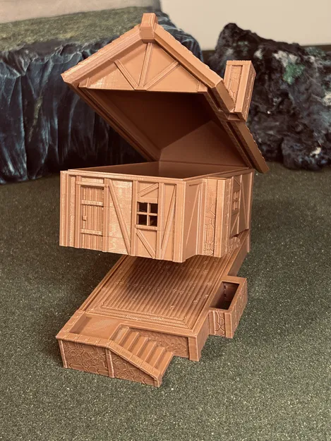 Nhà Trung Cổ RPG Dạng Module - Địa hình D&D Tối ưu cho in FDM - Image 19