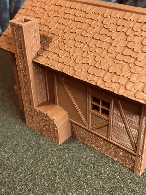 Nhà Trung Cổ RPG Dạng Module - Địa hình D&D Tối ưu cho in FDM - Image 22