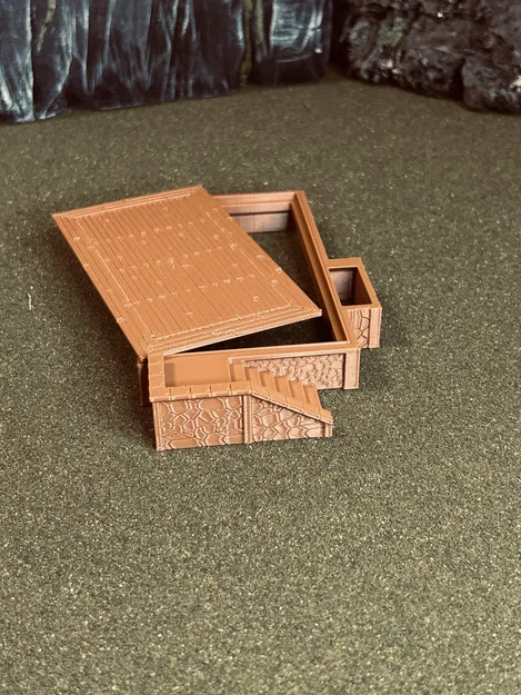 Nhà Trung Cổ RPG Dạng Module - Địa hình D&D Tối ưu cho in FDM - Image 28