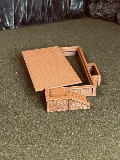 Nhà Trung Cổ RPG Dạng Module - Địa hình D&D Tối ưu cho in FDM - Image 30