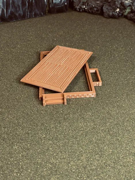 Nhà Trung Cổ RPG Dạng Module - Địa hình D&D Tối ưu cho in FDM - Image 33