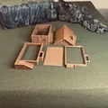 Nhà Trung Cổ RPG Dạng Module - Địa hình D&D Tối ưu cho in FDM - Thumbnail 34