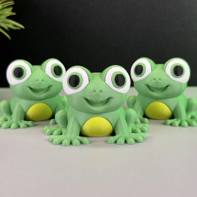 Mô hình chú ếch đáng yêu (Cute Frog)