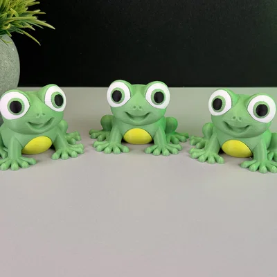 Mô hình chú ếch đáng yêu (Cute Frog)