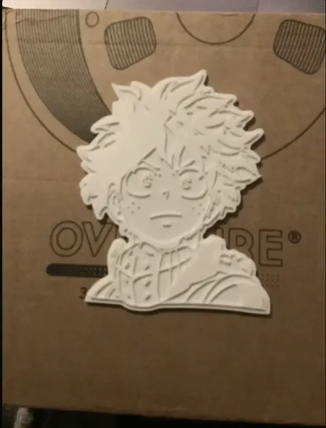 Mô hình trang trí treo tường Deku (My Hero Academia) 2D - Image 1