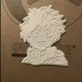 Mô hình trang trí treo tường Deku (My Hero Academia) 2D - Thumbnail 1