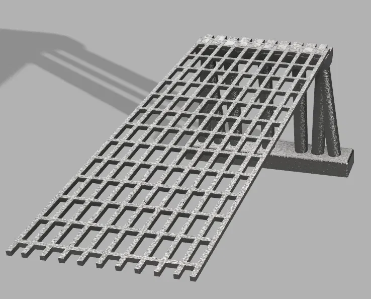 Cầu thép và bê tông tỉ lệ N-Scale - Dành cho hai làn ray - Image 2