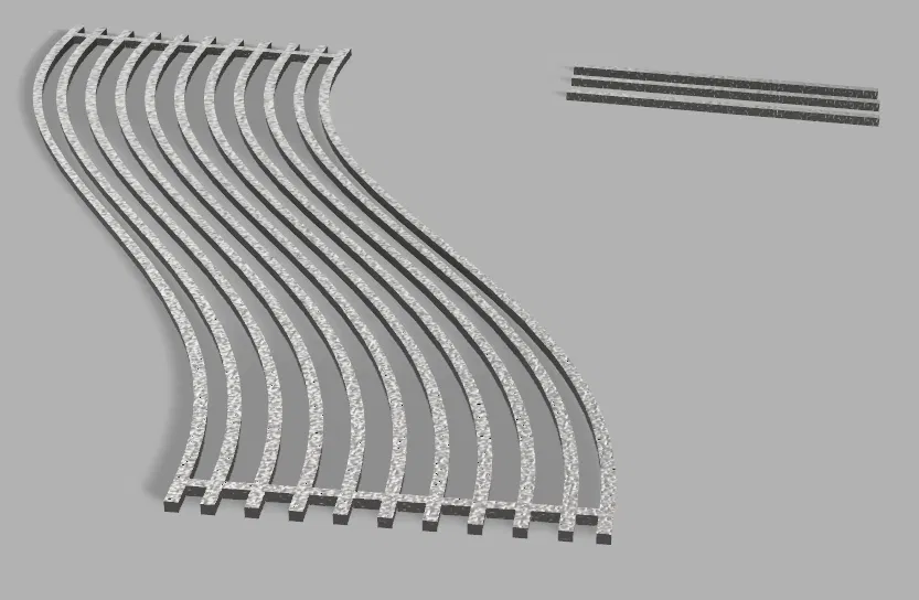 Cầu thép và bê tông tỉ lệ N-Scale - Dành cho hai làn ray - Image 3