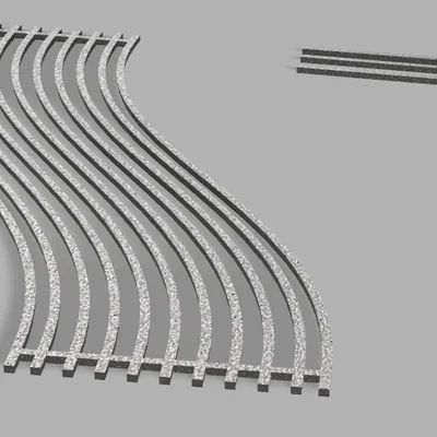 Cầu thép và bê tông tỉ lệ N-Scale - Dành cho hai làn ray