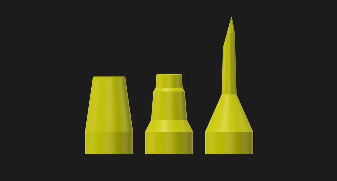 Bộ đầu phun thay thế cho súng thổi khí (Parkside và các dòng tương tự) - Image 2