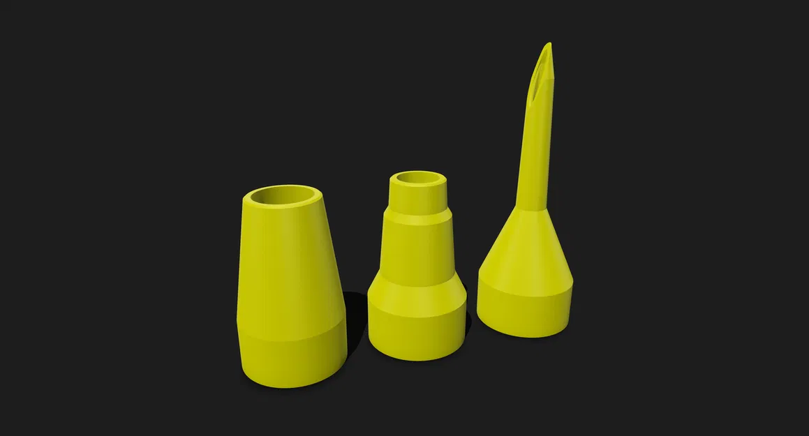 Bộ đầu phun thay thế cho súng thổi khí (Parkside và các dòng tương tự) - Image 3