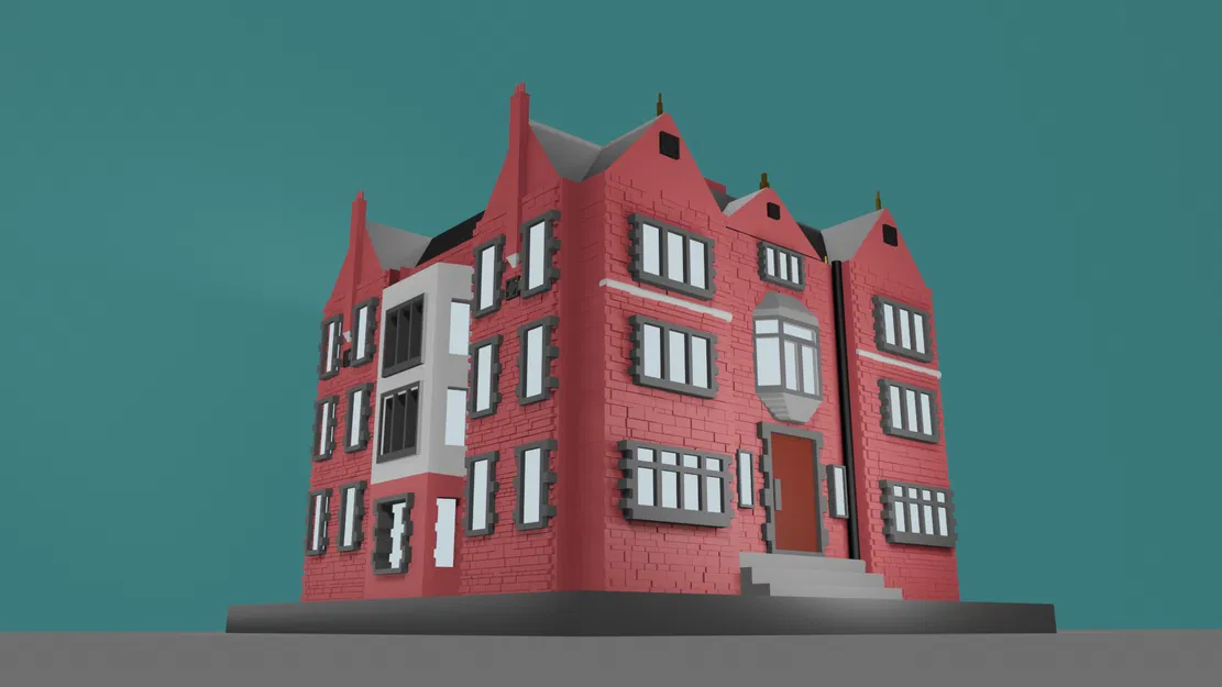 Mô hình 3D 770 Eastern Parkway - Trụ sở Chabad Lubavitch - Image 4