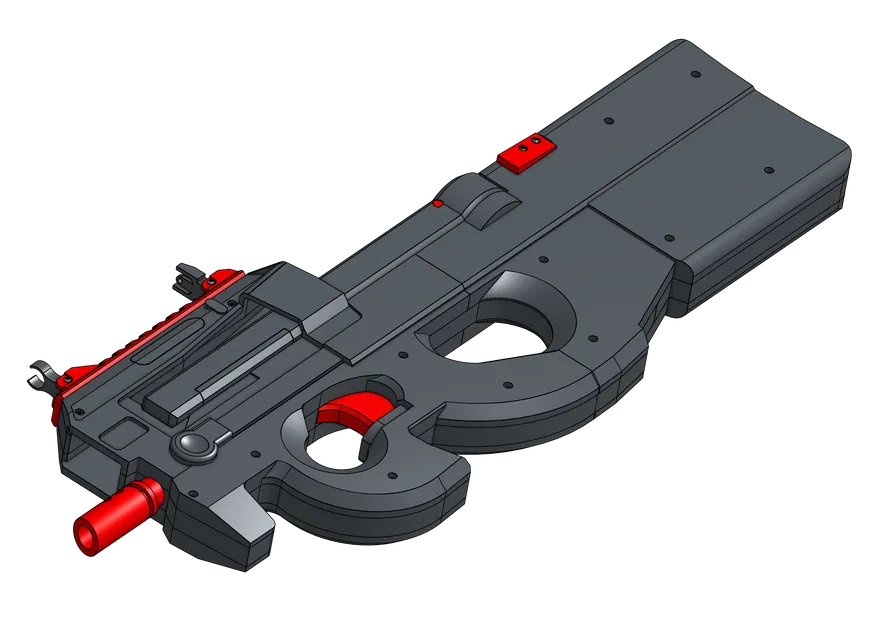 FN-P90 (Súng bắn dây thun có hộp tiếp đạn rời) - Image 4