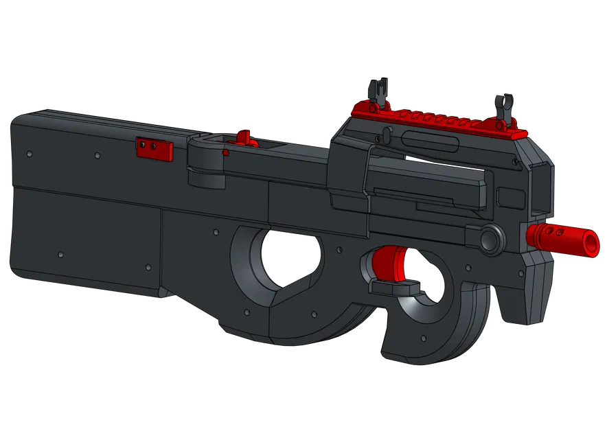 FN-P90 (Súng bắn dây thun có hộp tiếp đạn rời) - Image 5