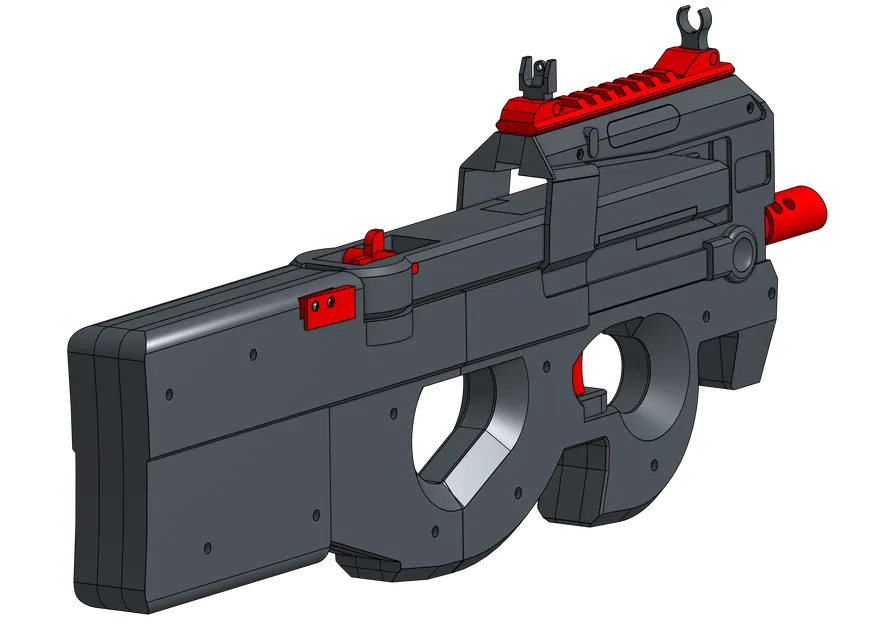 FN-P90 (Súng bắn dây thun có hộp tiếp đạn rời) - Image 7