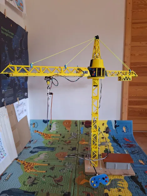 Mô hình Cần cẩu 3D điều khiển 3 hướng - Image 1