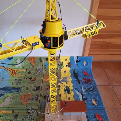 Mô hình Cần cẩu 3D điều khiển 3 hướng