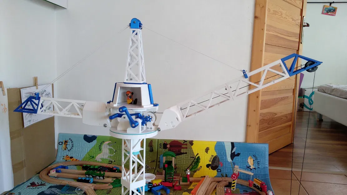 Mô hình Cần cẩu 3D điều khiển 3 hướng - Image 5