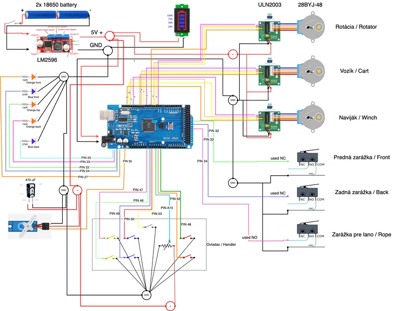 Mô hình Cần cẩu 3D điều khiển 3 hướng - Image 6