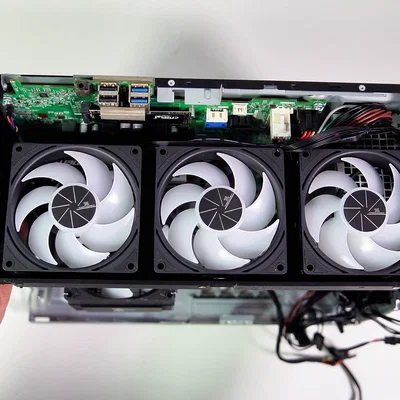 Tấm hông mica và giá đỡ quạt mặt trước tương thích với 3060MT