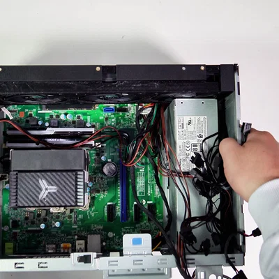 Tấm hông mica và giá đỡ quạt mặt trước tương thích với 3060MT