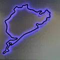 Mô hình treo tường Silhouette đường đua Nürburgring - Thumbnail 13