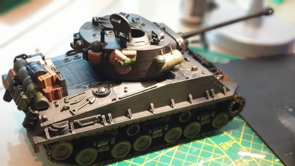 Mô hình xe tăng Fury (tỉ lệ khoảng 1:30) - Image 7