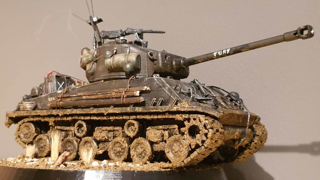 Mô hình xe tăng Fury (tỉ lệ khoảng 1:30) - Image 9