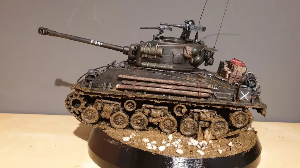 Mô hình xe tăng Fury (tỉ lệ khoảng 1:30) - Image 10