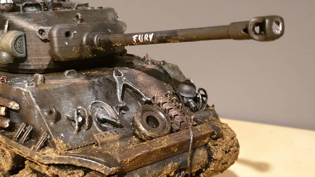 Mô hình xe tăng Fury (tỉ lệ khoảng 1:30) - Image 12