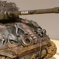 Mô hình xe tăng Fury (tỉ lệ khoảng 1:30) - Thumbnail 12