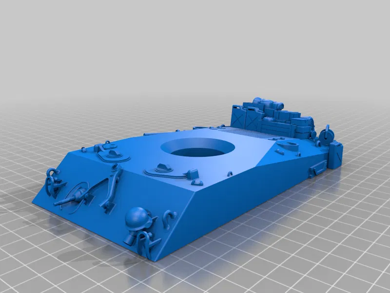 Mô hình xe tăng Fury (tỉ lệ khoảng 1:30) - Image 38