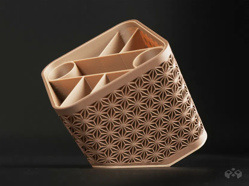 Ống Cắm Bút Phong Cách Kumiko - Image 2