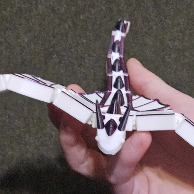 Mô hình Rồng Flexi Dragon khớp nối linh hoạt in 3D siêu dễ