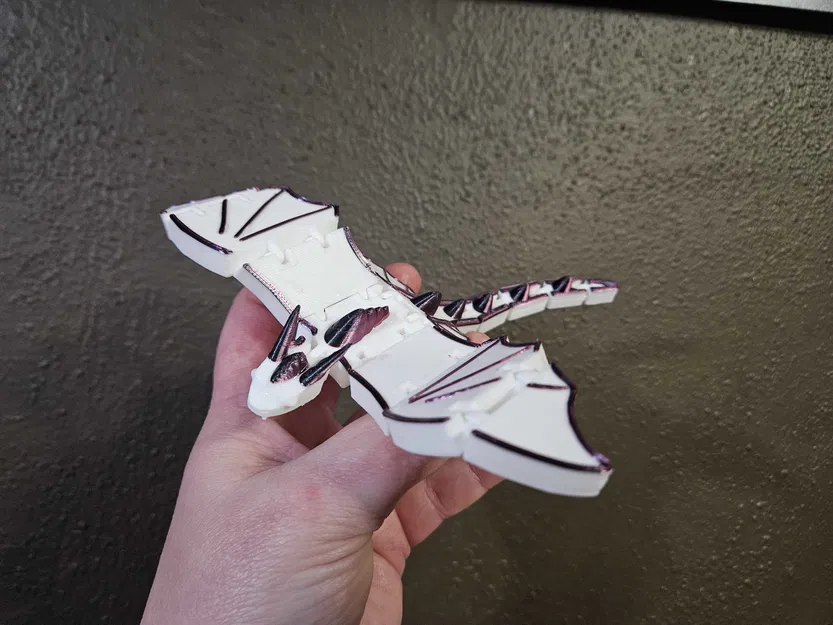 Mô hình Rồng Flexi Dragon khớp nối linh hoạt in 3D siêu dễ - Image 2
