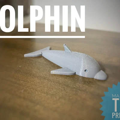 Dolphin - Mô hình cá heo bằng nhựa TPU