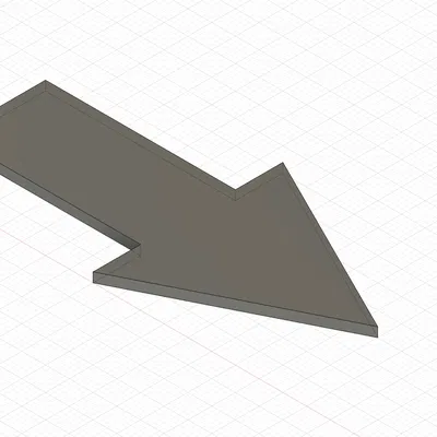 Mẫu mũi tên chỉ dẫn 3D đơn giản và tiện lợi (File STL)