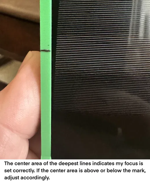 Dốc kiểm tra tiêu điểm cho máy Fiber Laser - Image 1