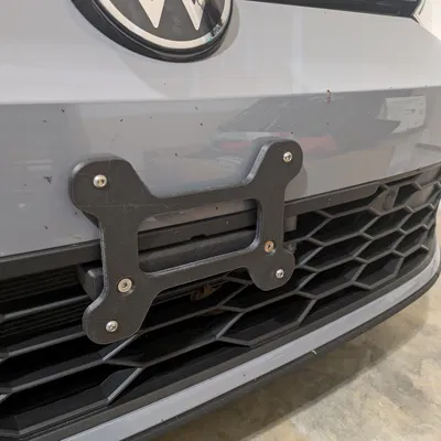 Khung gắn biển số trước không khoan lỗ cho VW MK8 GTI